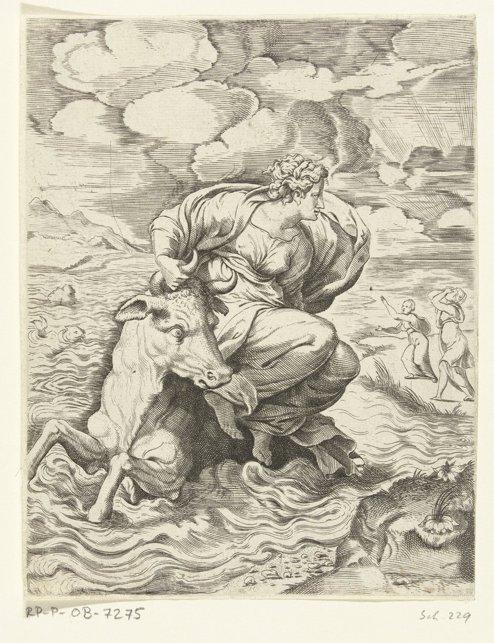Jupiter et Europe - Cornelis Bos