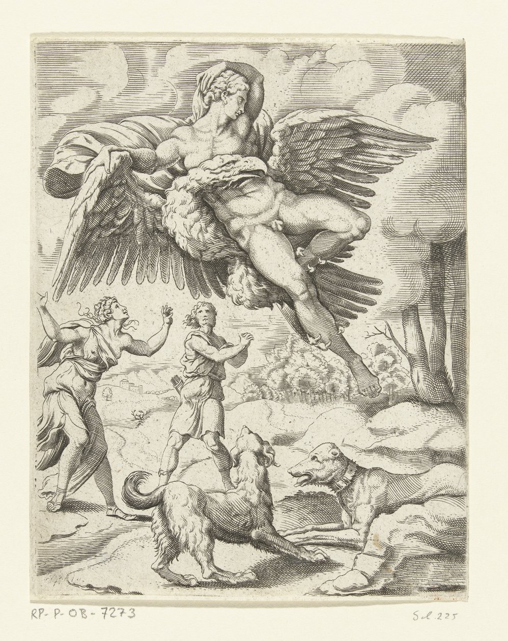 Jupiter et Ganymède - Cornelis Bos