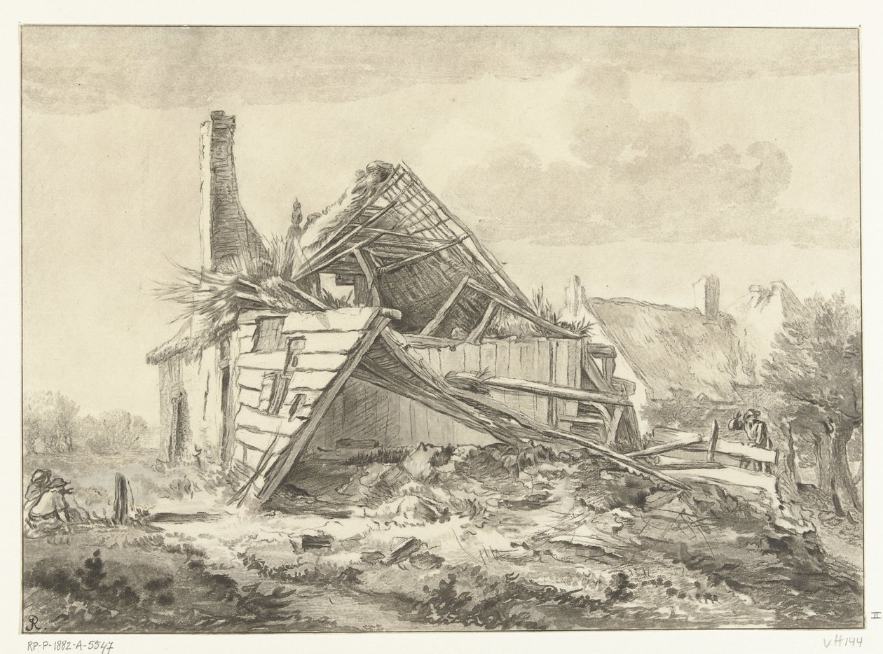 Ferme en ruine - Cornelis Brouwer