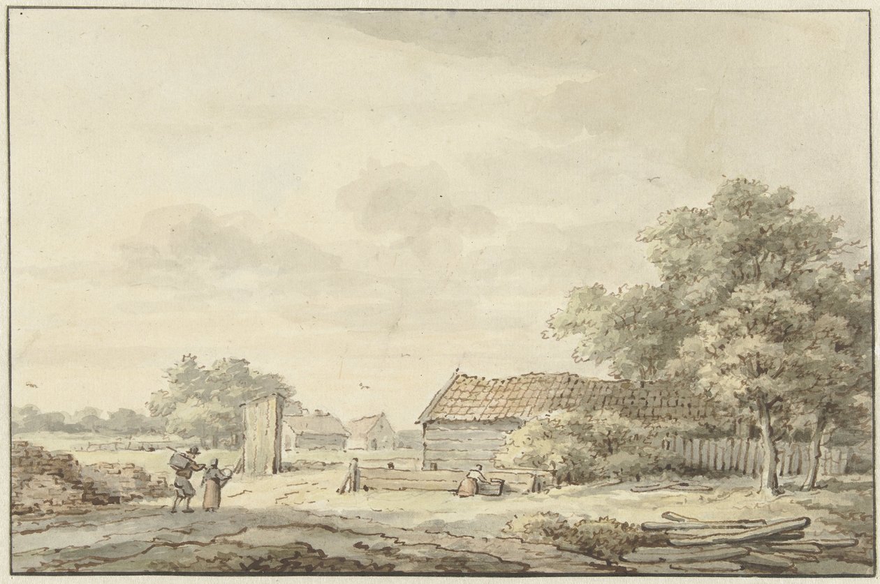 Paysage avec fermes - Cornelis Buys