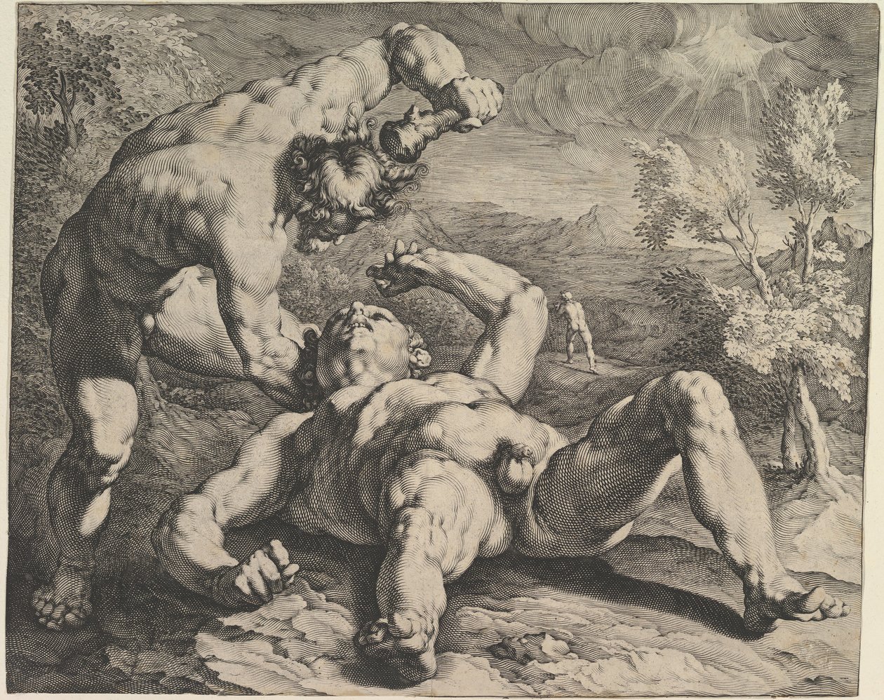 Caïn tuant Abel - Cornelis Cornelisz van Haarlem