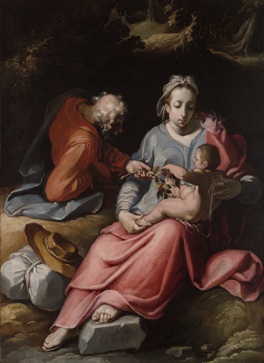 La Sainte Famille - Cornelis Cornelisz. van Haarlem