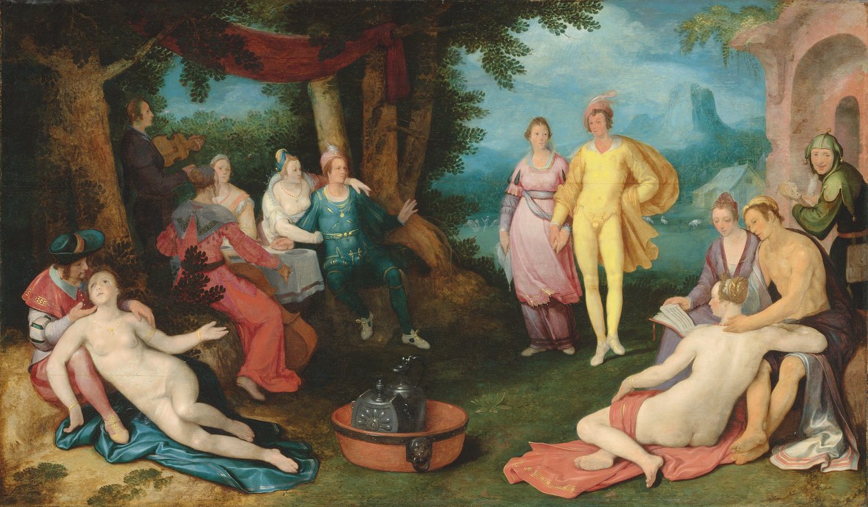 Le Fils prodigue parmi les prostituées - Cornelis Cornelisz. van Haarlem