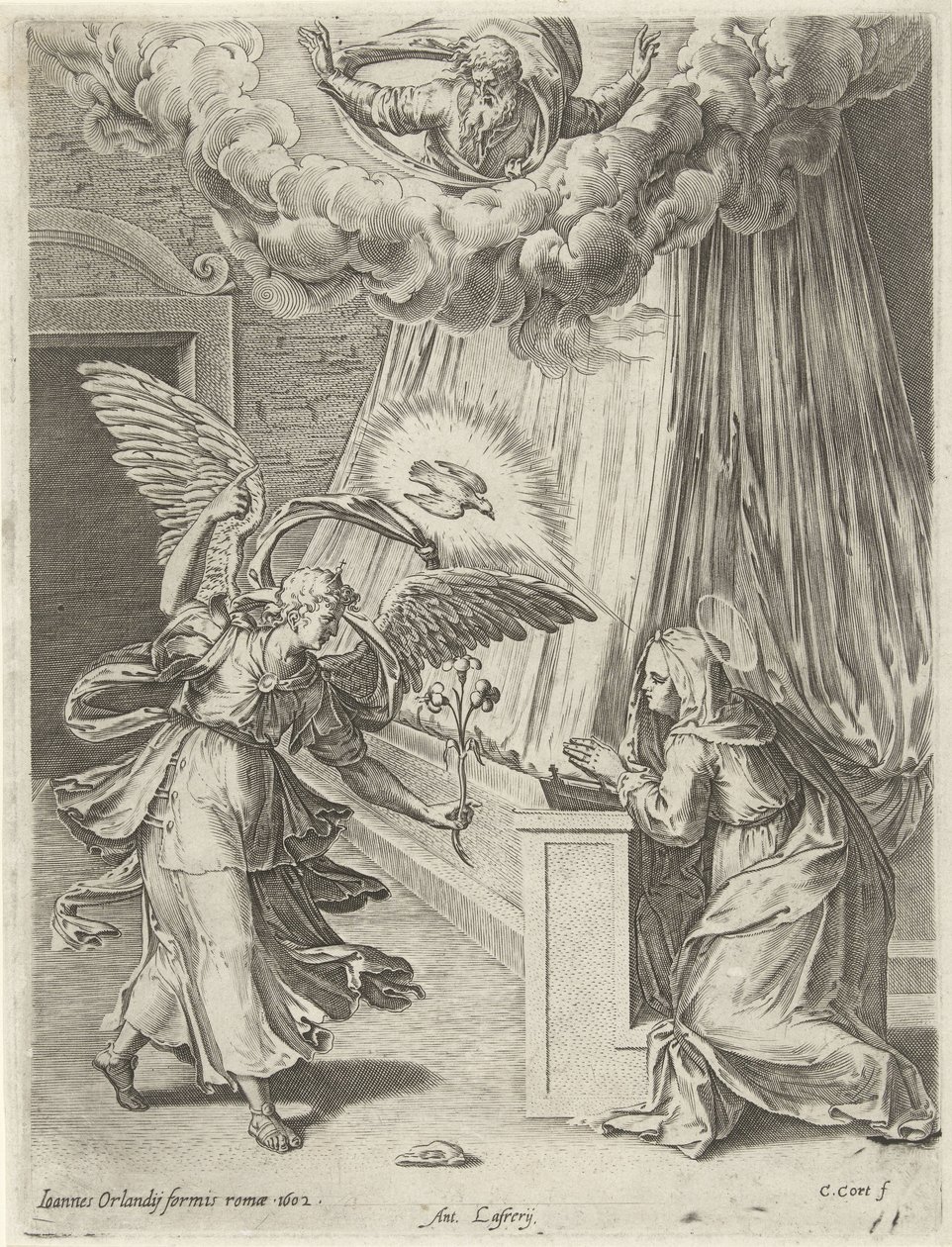 Annonciation - Cornelis Cort