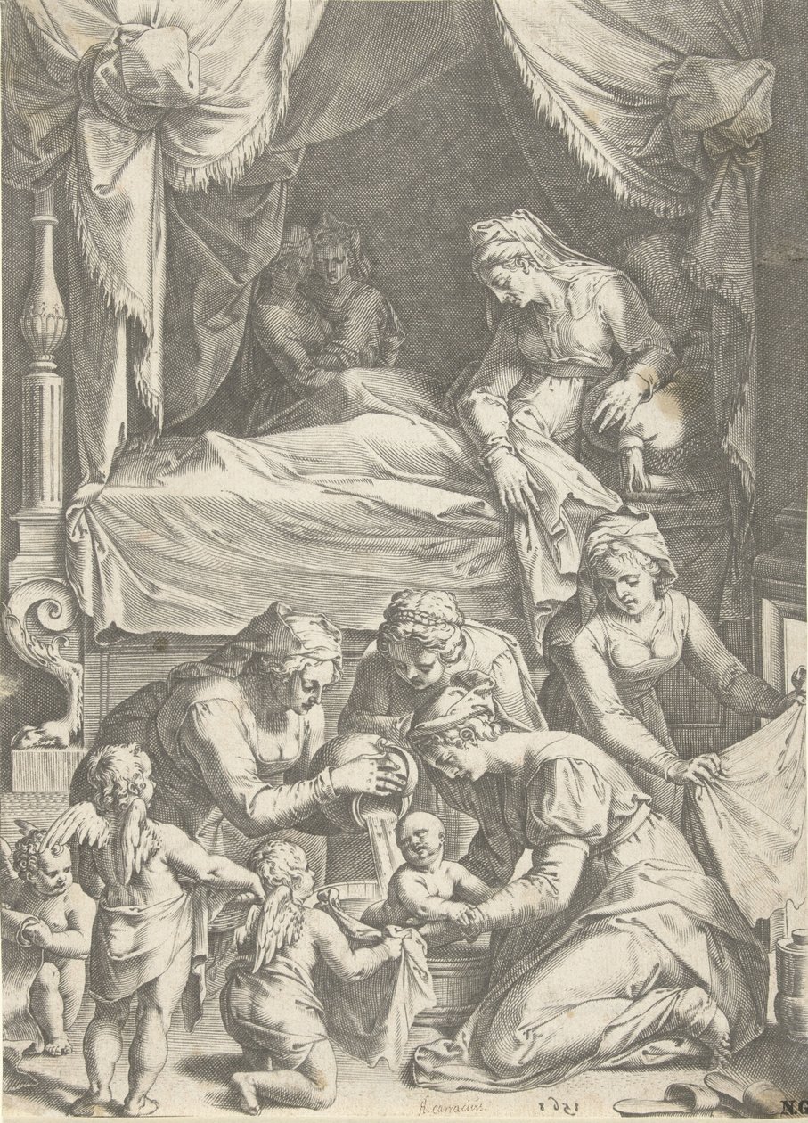 Naissance de la Vierge - Cornelis Cort