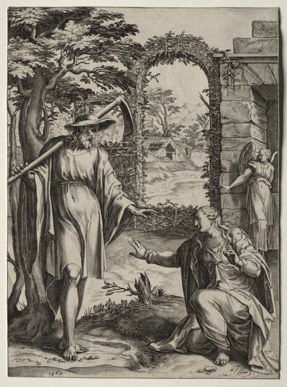 Le Christ apparaissant à Marie-Madeleine, 1567 - Cornelis Cort