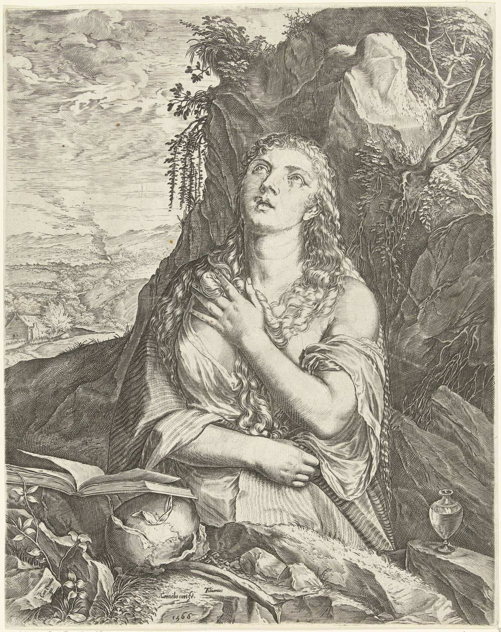 Marie Madeleine pénitente - Cornelis Cort