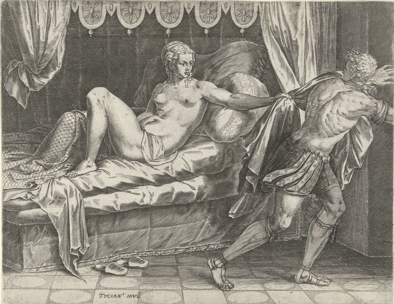Joseph et la femme de Potiphar - Cornelis Cort