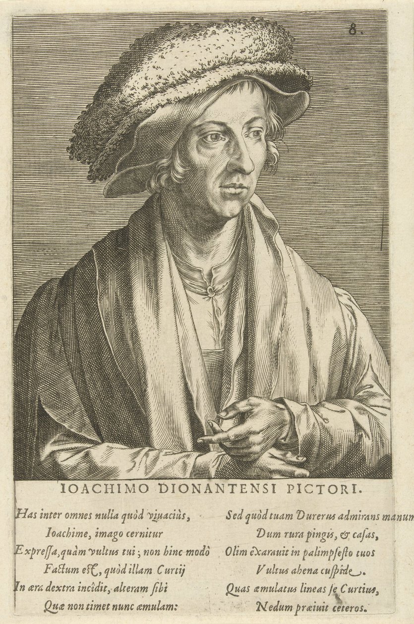 Portrait du peintre Joachim Patinier - Cornelis Cort