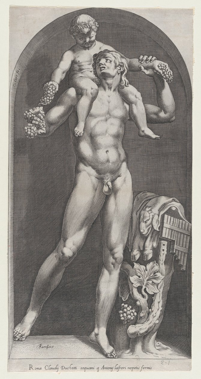 Speculum Romanae Magnificentiae : Bacchus sur les épaules d
