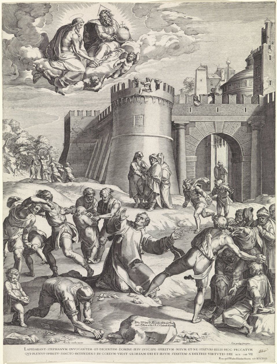 Lapidation de Saint Étienne - Cornelis Cort
