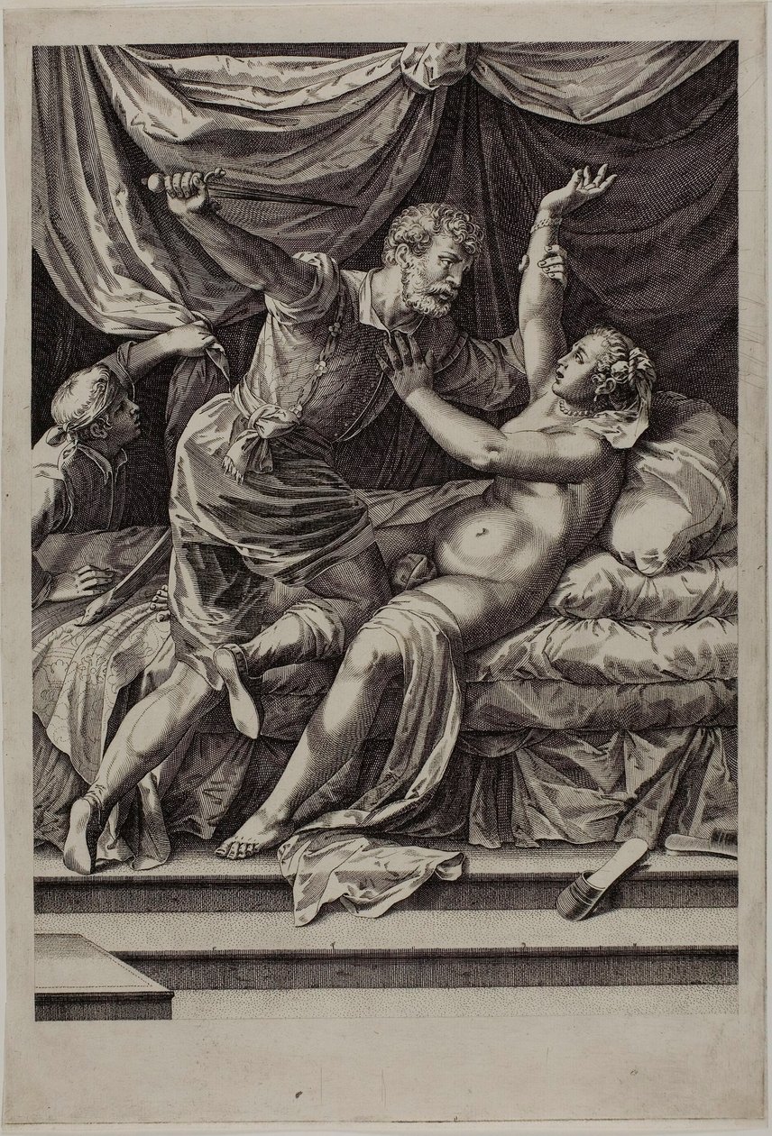 Tarquin et Lucrèce - Cornelis Cort