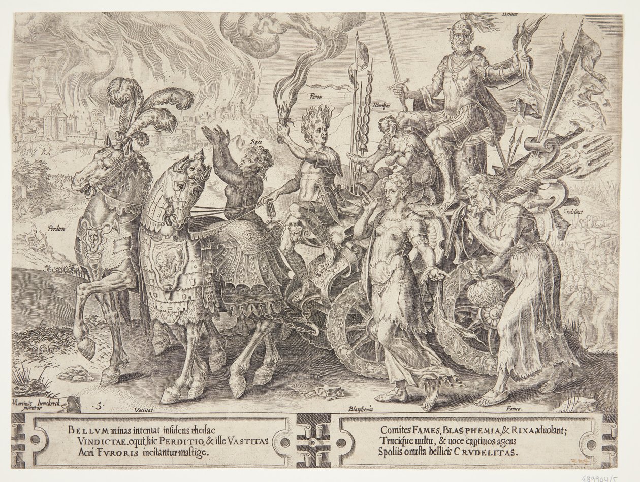 Le triomphe de la guerre - Cornelis Cort