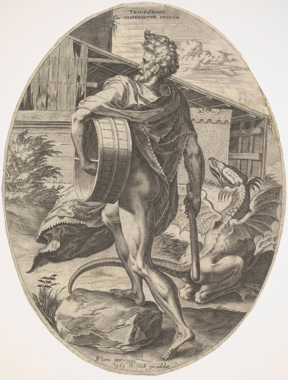 Triptoleme des Dieux Ruraux - Cornelis Cort