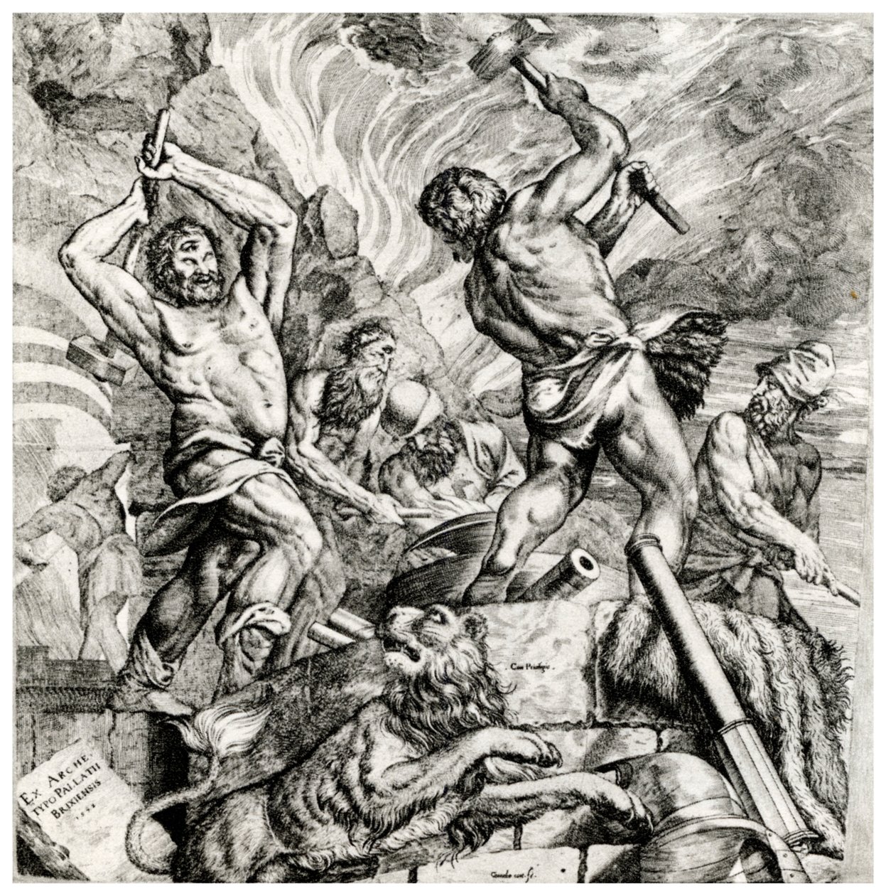 La forge de Vulcain, 16ème siècle, 1937 - Cornelis Cort