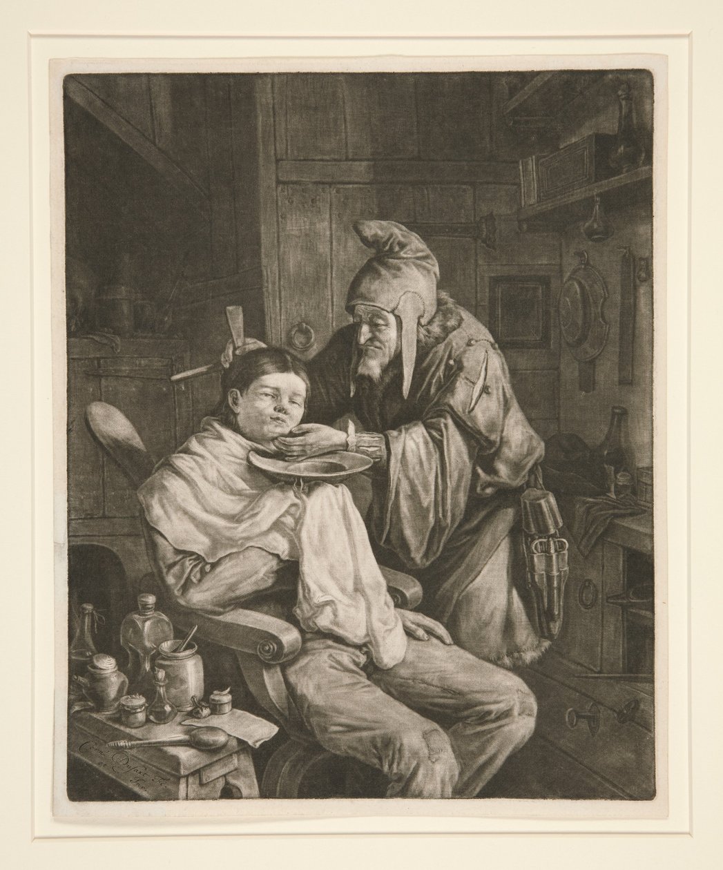 Le chirurgien de village - Cornelis Dusart