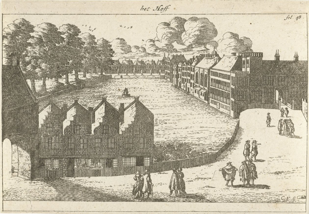 Vue sur le Buitenhof het Hoff - Cornelis Elandts