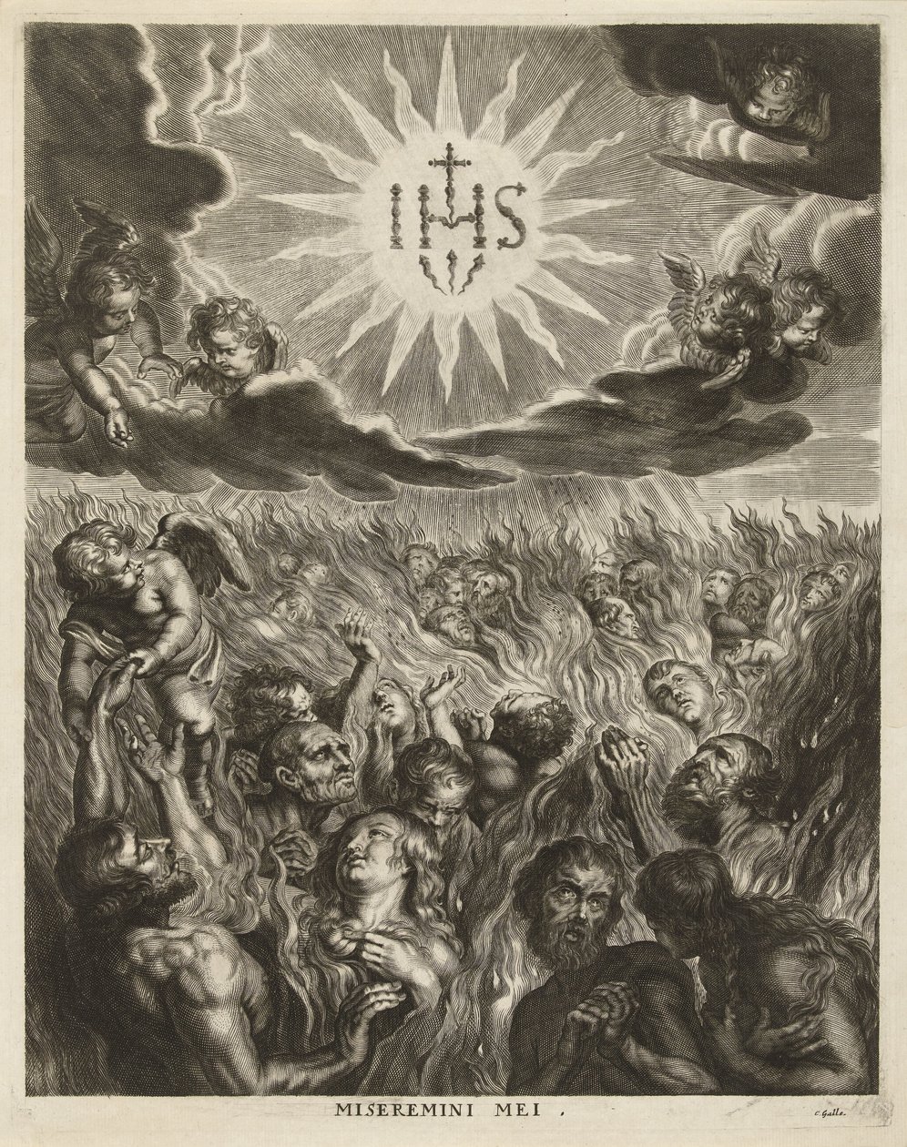 Les âmes au purgatoire - Cornelis Galle (I)