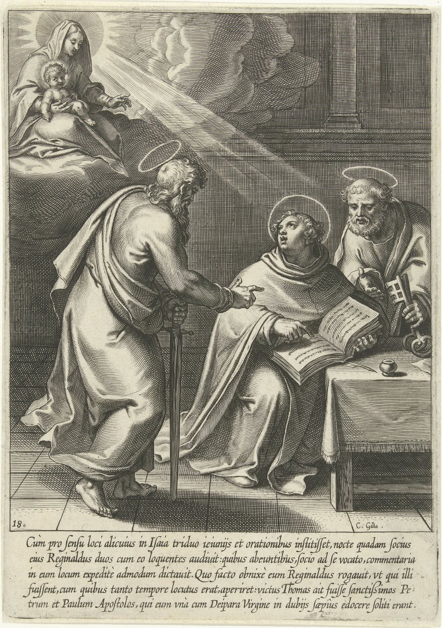 Thomas enseigné par Pierre et Paul (La vie de saint Thomas d