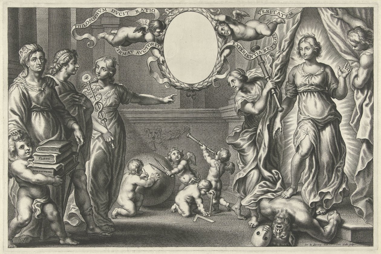 La Raison et la Philosophie montrent la Vérité à un jeune homme - Cornelis Galle (II)