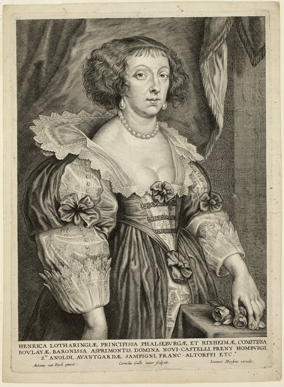 Henriette de Lorraine - Cornelis Galle II