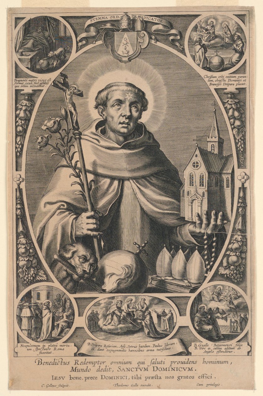 Saint Dominique - Cornelis Galle I