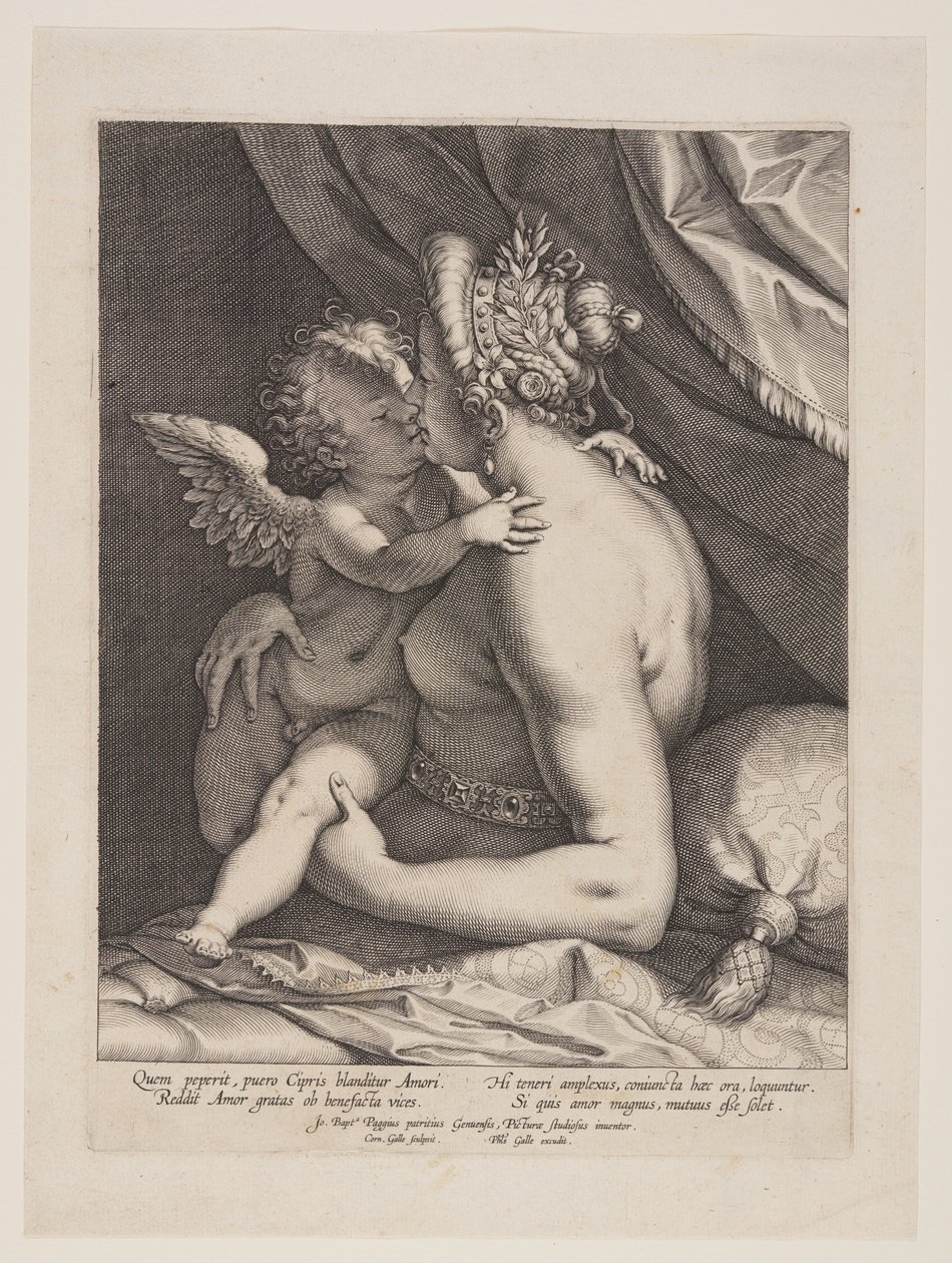 Vénus et Cupidon - Cornelis Galle I