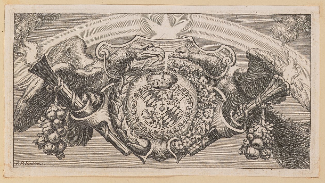 Vignette pour la page de titre de Balthasar Cordier, Catena Patrum Graecorum in Sanctum Ioannem - Cornelis Galle I after Sir Peter Paul Rubens