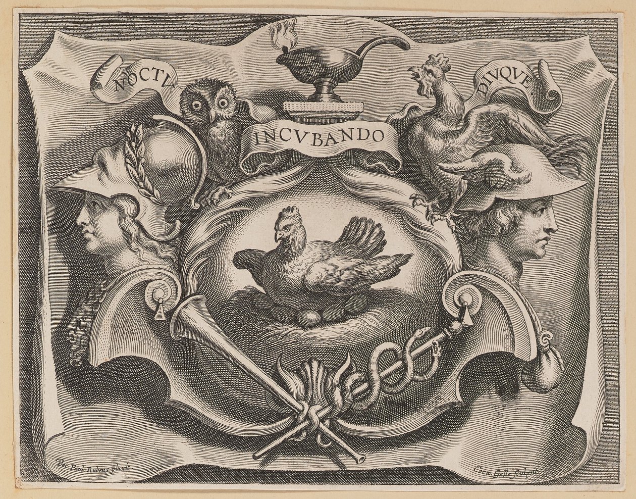 Vignette pour la page de titre de Martinus Bonacina, Opera Omnia - Cornelis Galle I after Sir Peter Paul Rubens