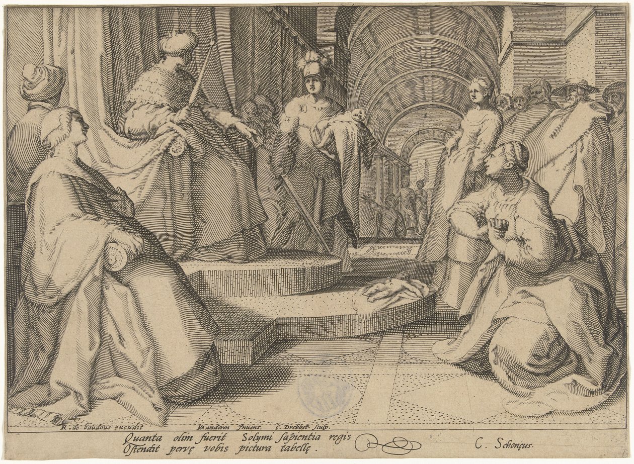 Jugement de Salomon - Cornelis Jacobsz. Drebbel