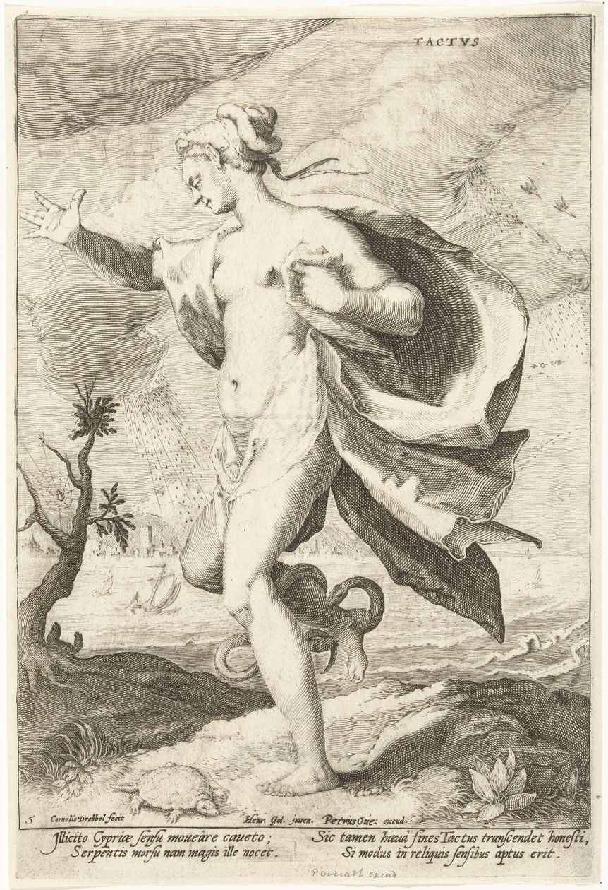 Le toucher - Cornelis Jacobsz. Drebbel