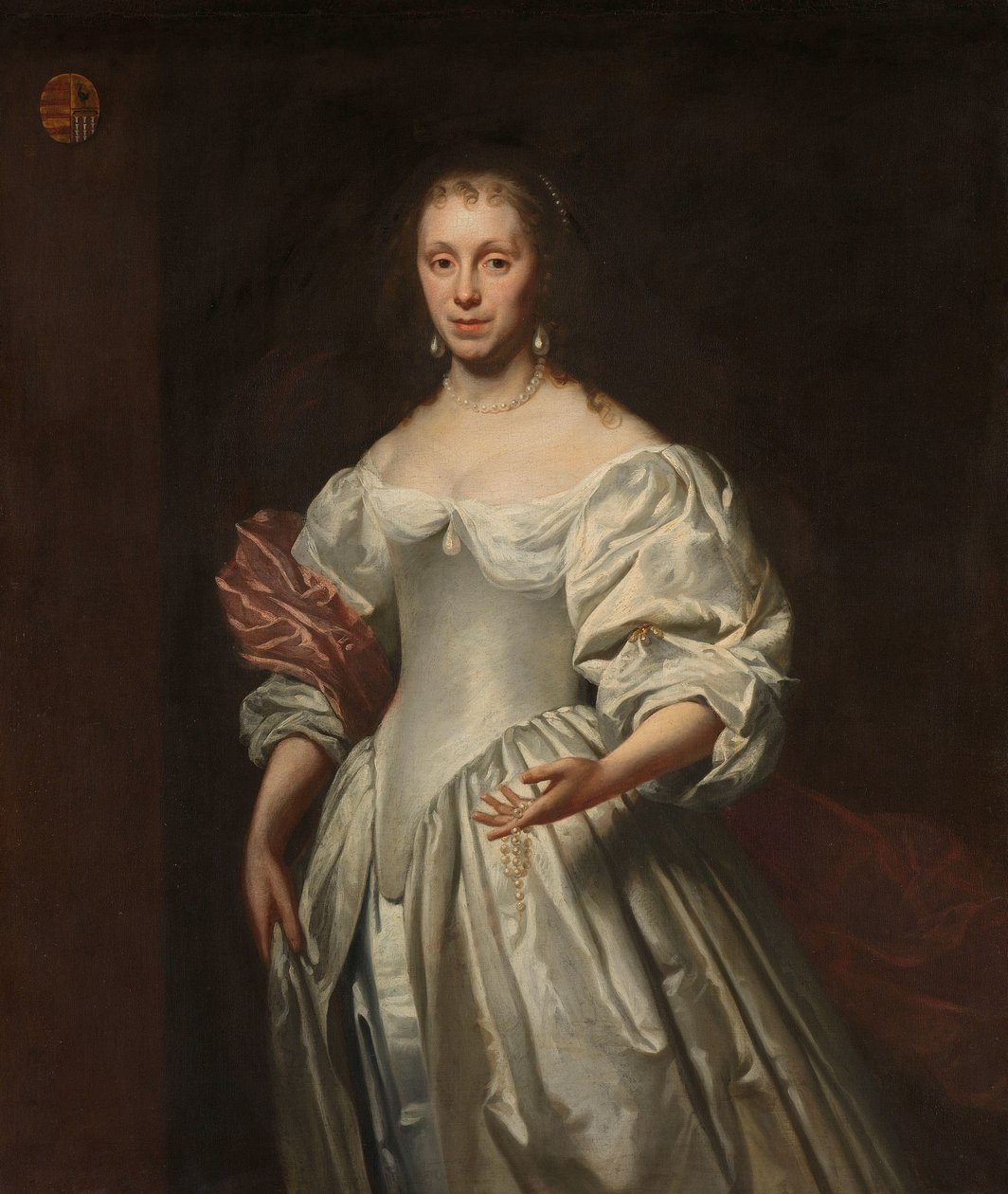 Portrait de Cornelia Craen van Haeften - Cornelis Janssens van Ceulen (II) (attributed to)