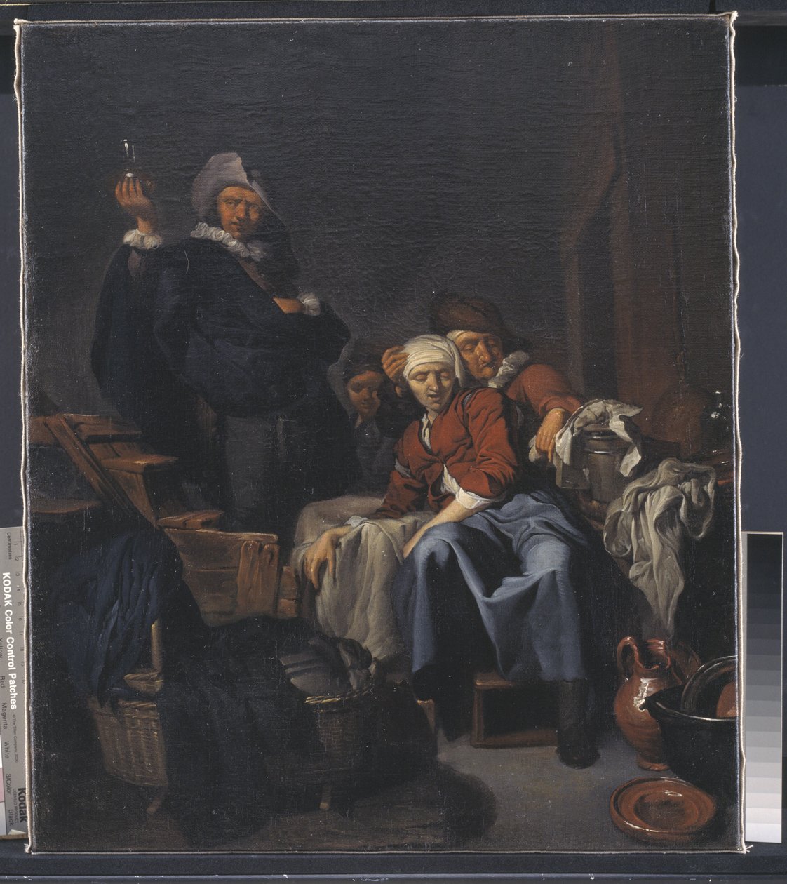 Une paysanne malade - Cornelis Pietersz Bega