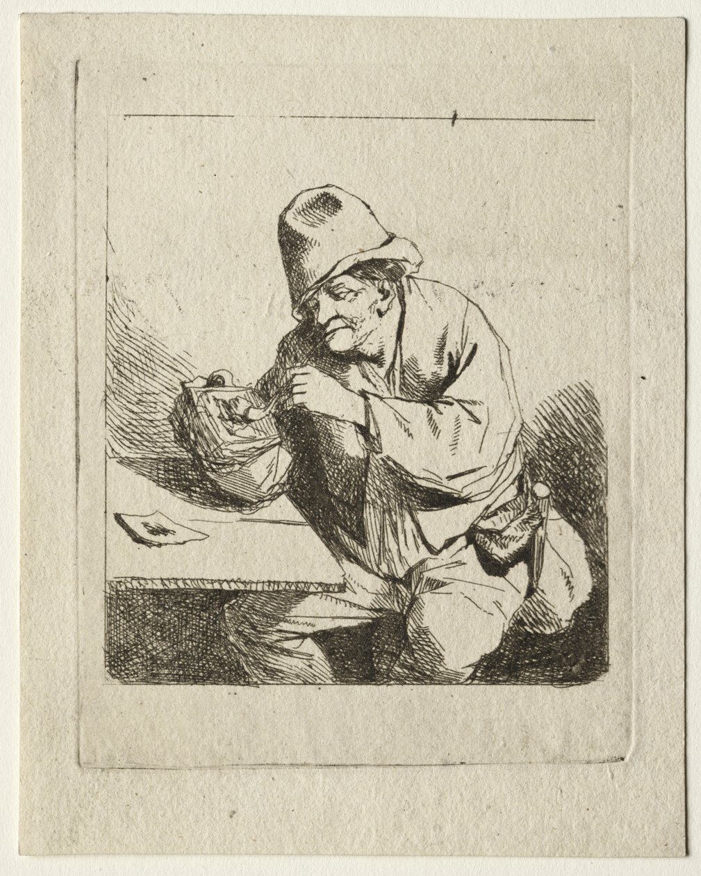 Paysans allumant sa pipe - Cornelis Pietersz Bega