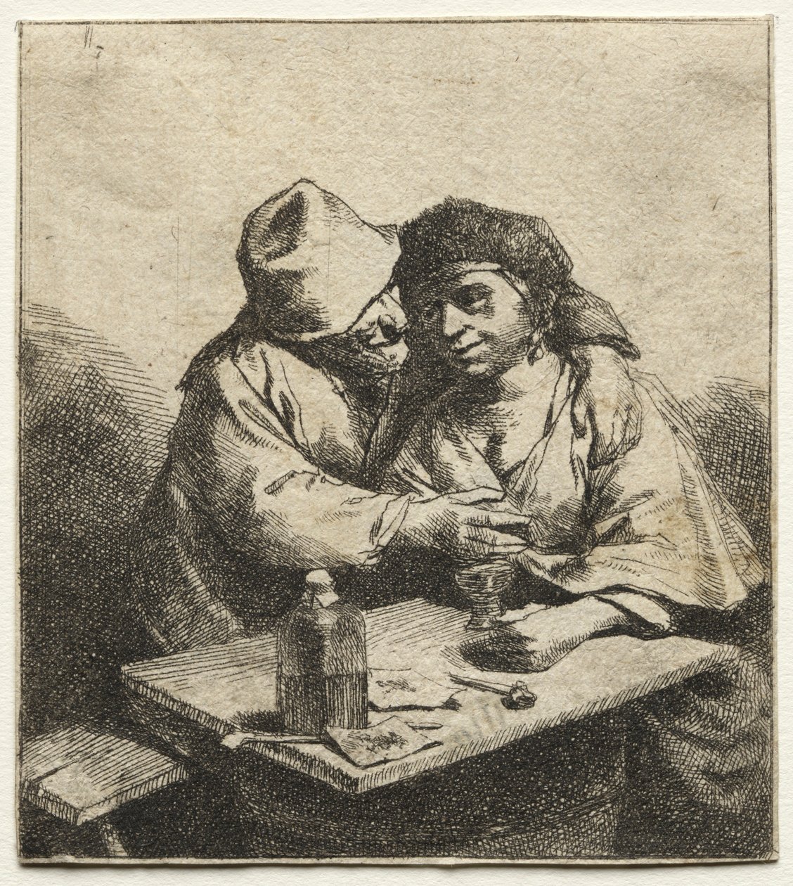 Le couple amoureux, milieu des années 1600 - Cornelis Pietersz Bega