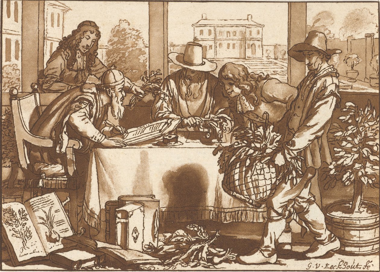 Botaniste - Cornelis Ploos van Amstel (signed by artist)