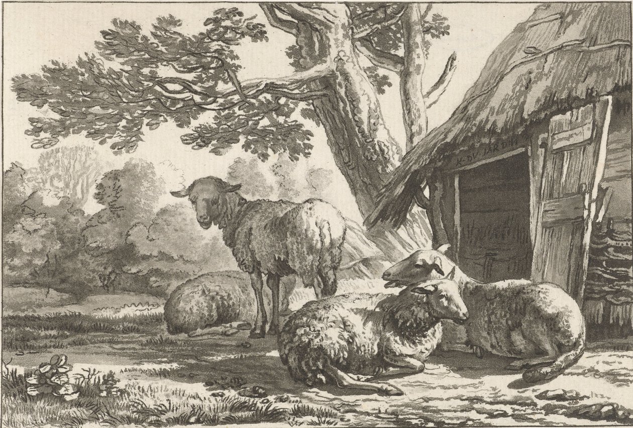 Bergerie - Cornelis Ploos van Amstel (signed by artist)