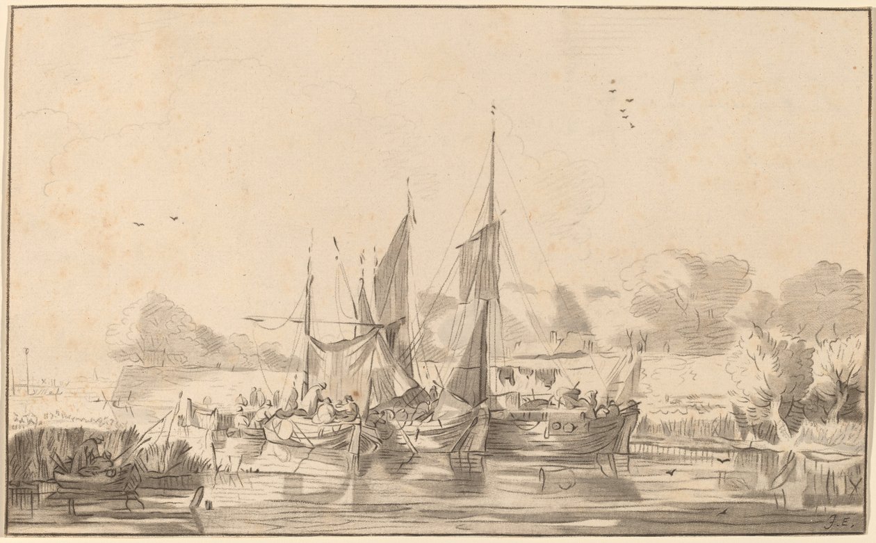 Canal à Utrecht - Cornelis Ploos van Amstel