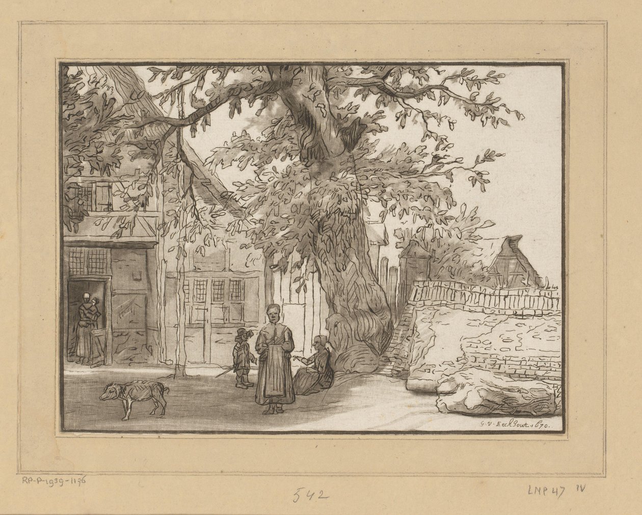 Auberge à Anrath - Cornelis Ploos van Amstel