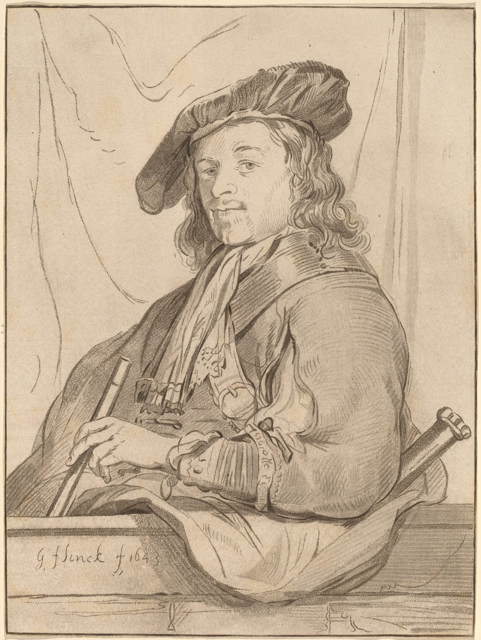 Homme au parapet - Cornelis Ploos van Amstel