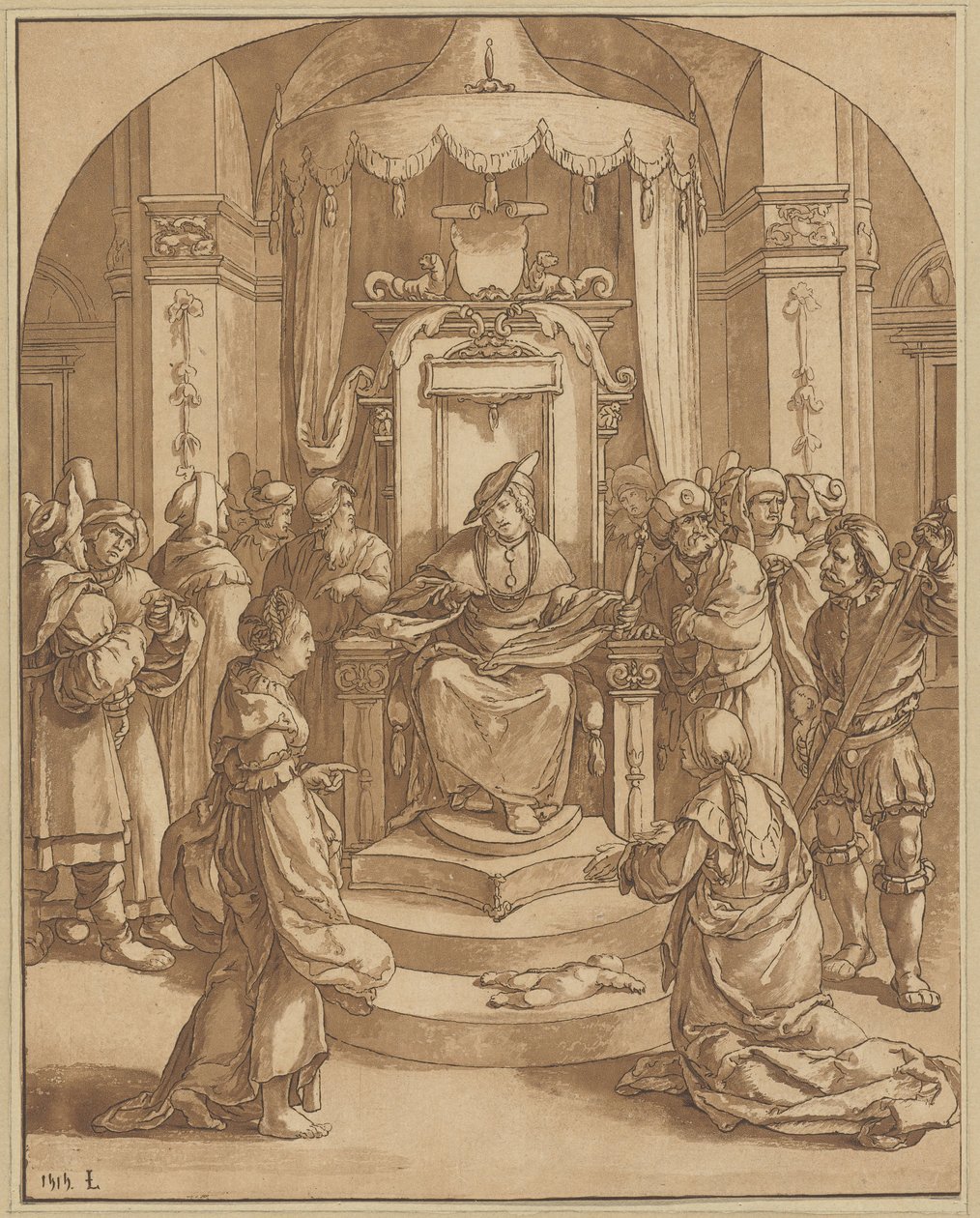 Jugement de Salomon - Cornelis Ploos van Amstel