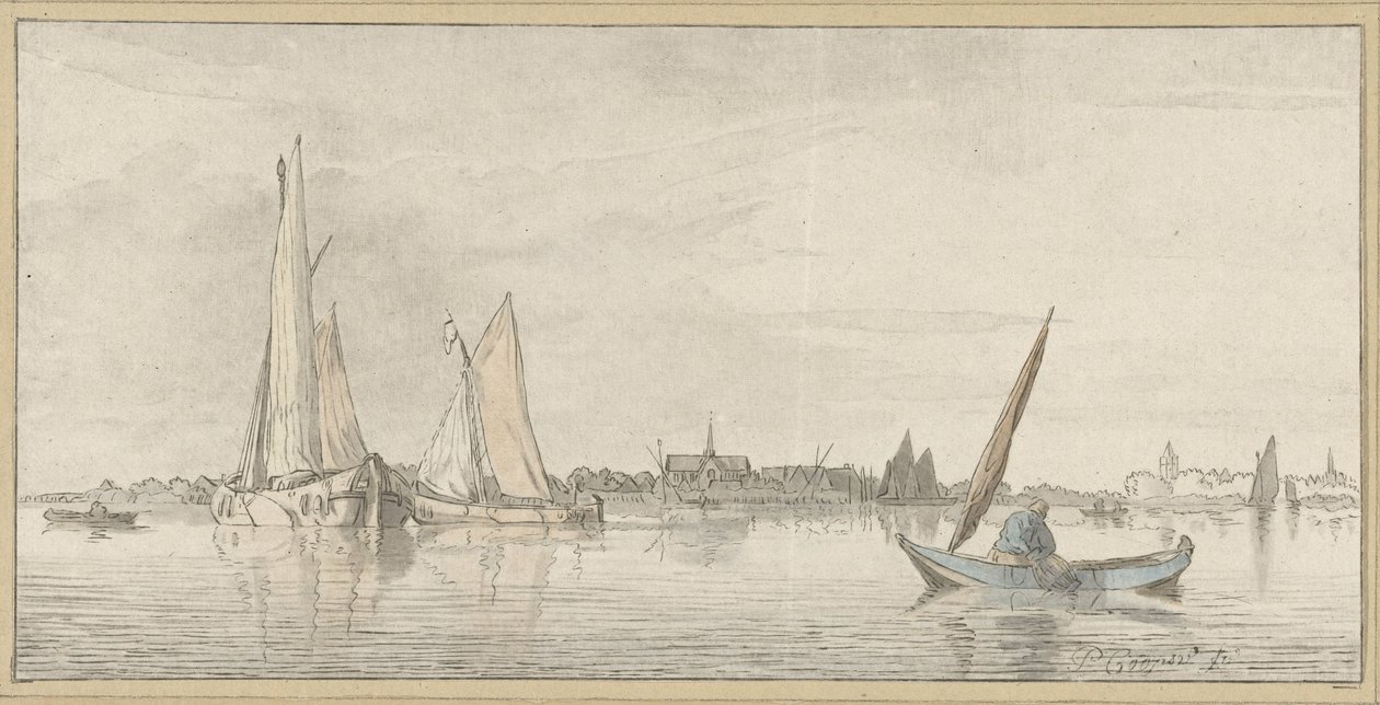 Paysage fluvial - Cornelis Ploos van Amstel