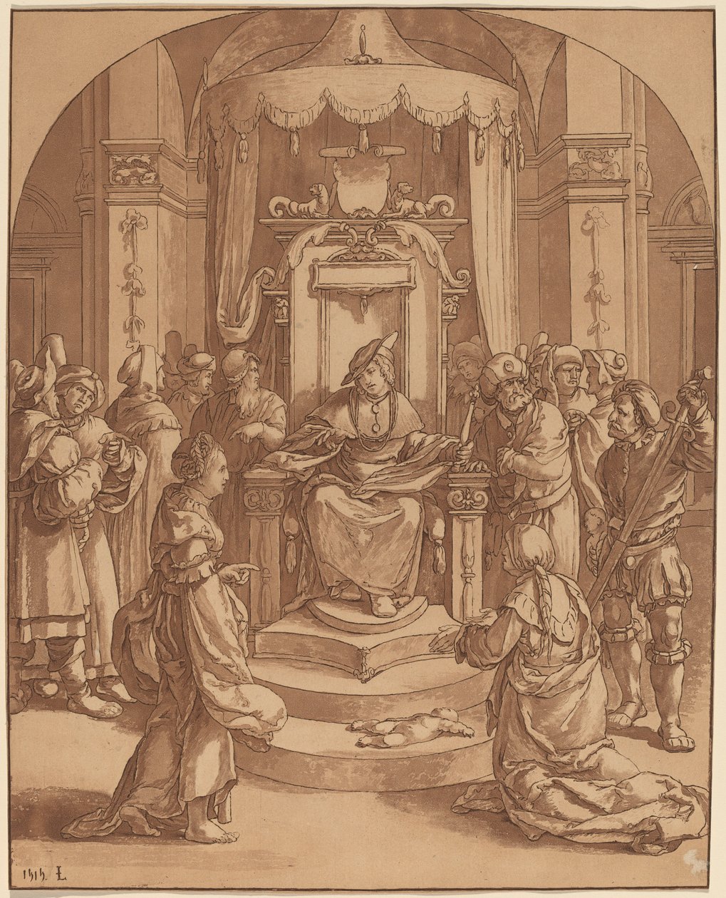 Le Jugement de Salomon - Cornelis Ploos van Amstel