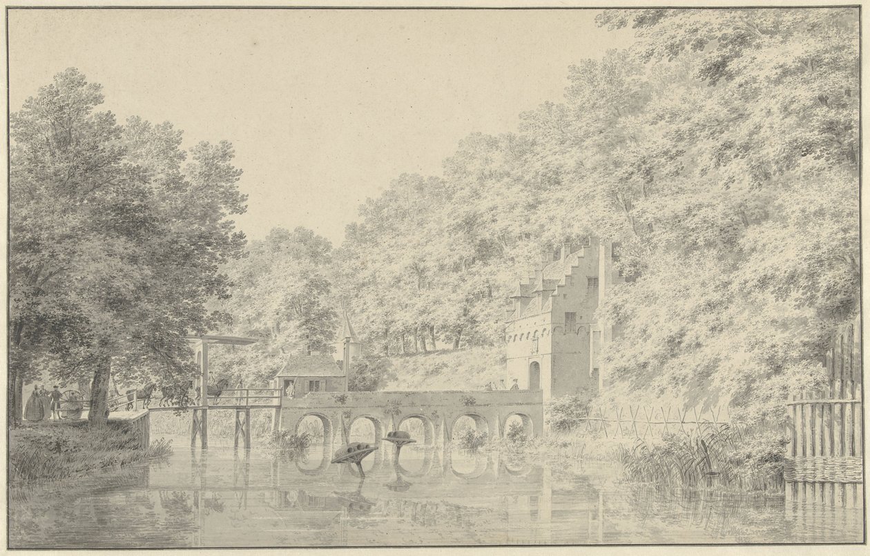 Porte du château de Buren - Cornelis Pronk