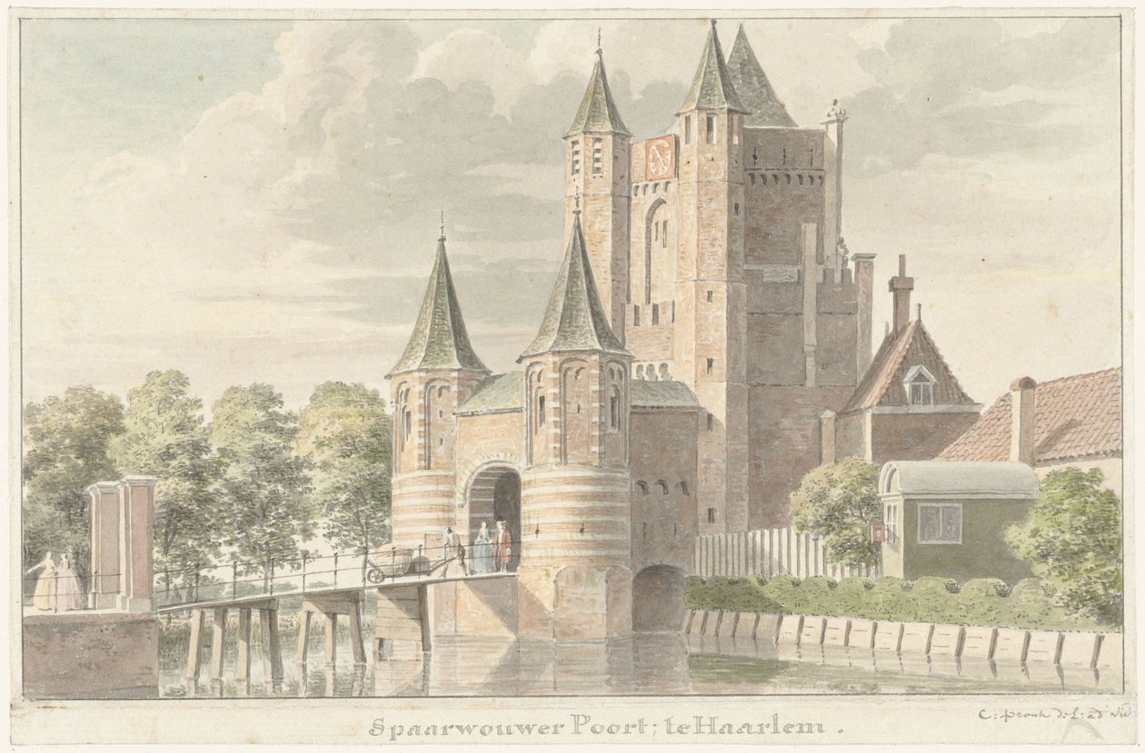 Porte de Spaarnwouder à Haarlem - Cornelis Pronk