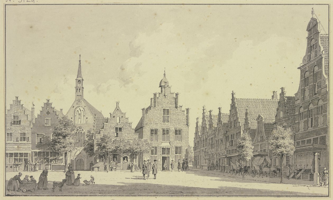 Le marché de Steenwyk - Cornelis Pronk