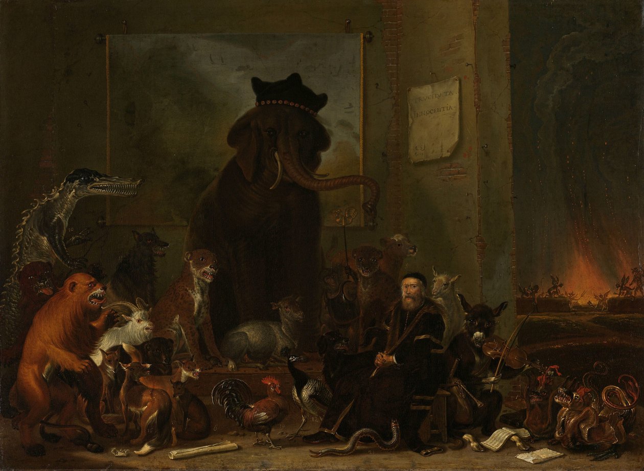 Satire sur le procès de Johan van Oldenbarneveldt - Cornelis Saftleven