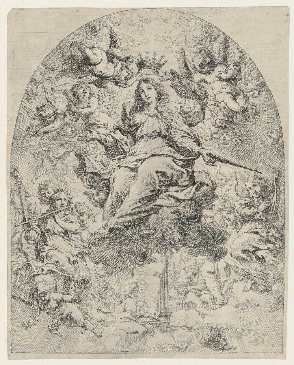 Couronnement de la Vierge - Cornelis Schut