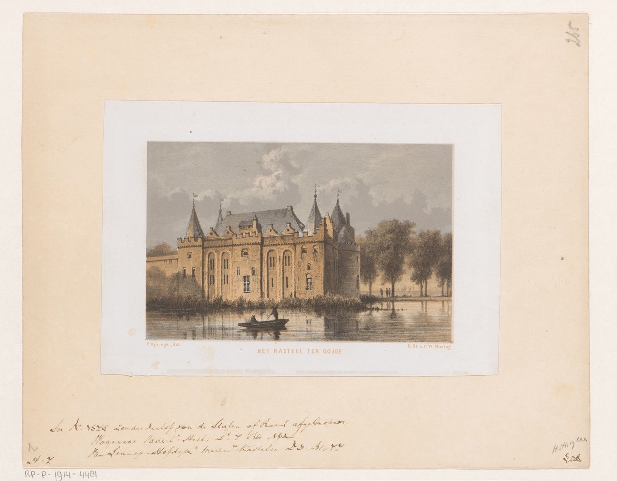 Château de Gouda - Cornelis Springer