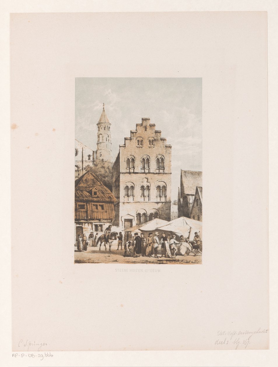 Maisons du XIIe siècle - Cornelis Springer